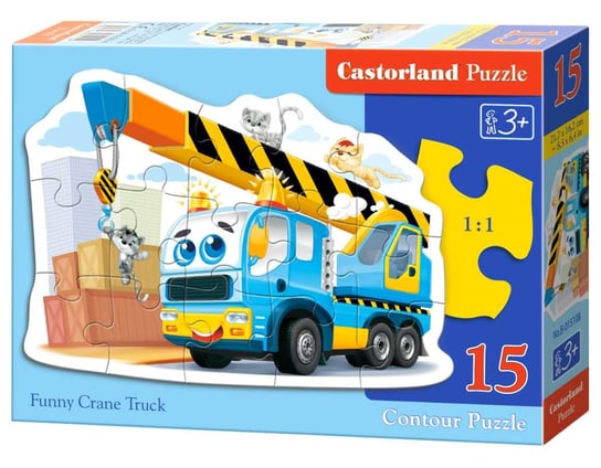 Castorland, puzzle, Funny Crane Truck, 15 el. Castorland