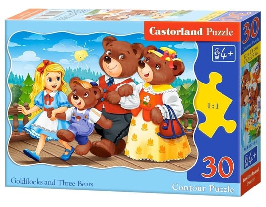 Castorland, puzzle, Goldilocks and Three Bears Castorland, 30 el. Castorland