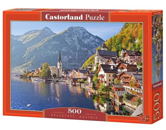 Castorland, puzzle, Hallstatt Austria, 500 el. Castorland