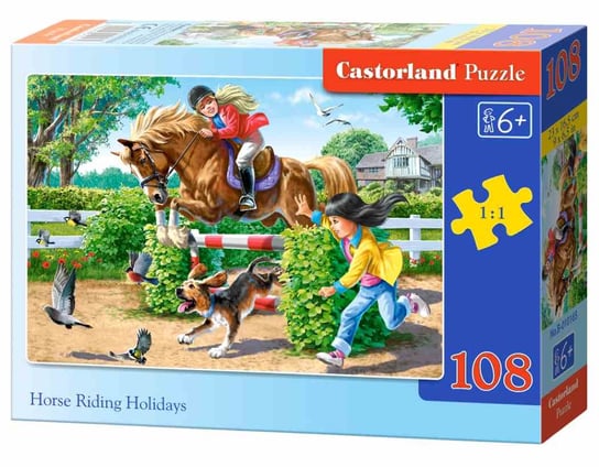 Castorland, puzzle, Horse Riding Holidays, 108 el. Castorland