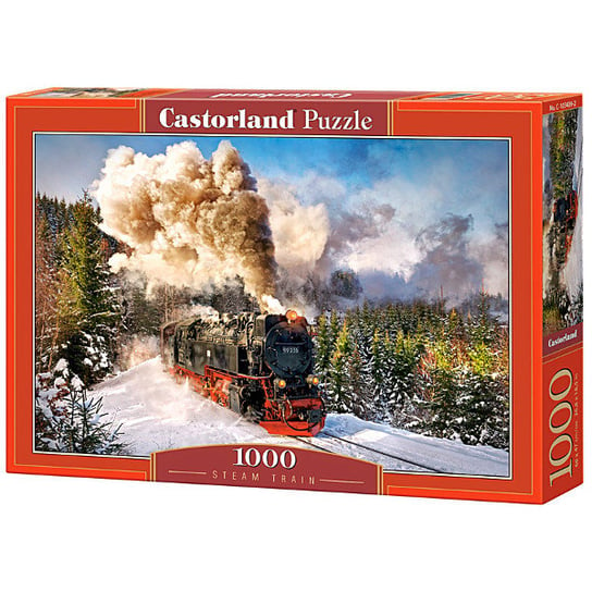 Castorland, puzzle, Jadący pociąg, 1000 el. Castorland