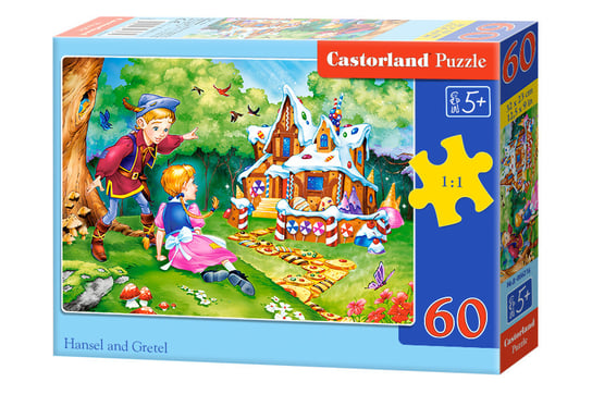 Castorland, puzzle, Jaś i Małgosia, 60 el. Castorland
