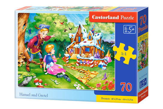 Castorland, puzzle, Jaś i Małgosia, 70 el. Castorland