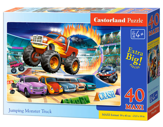Castorland, puzzle, Jumping Monster Truck, 40 el. Castorland