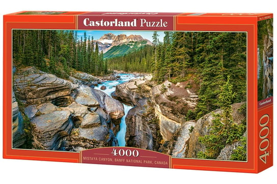 Castorland, puzzle, Kanion Mistaya Park Narodowy Banff Kanada, 4000 el. Castorland