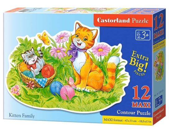 Castorland, puzzle, Kitten Family, 12 el. Castorland