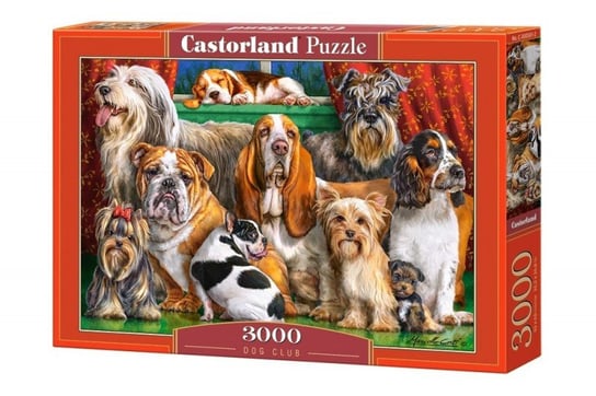 Castorland, puzzle, Klub Psów, 3000 el. Castorland