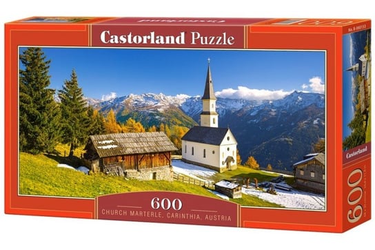 Castorland, puzzle, Kościół Marterle, Karyntia, Austria, 600 el. Castorland