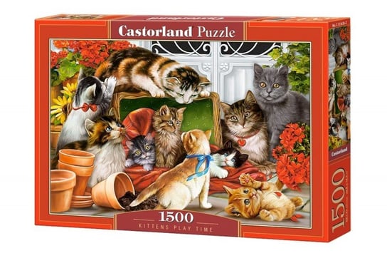 Castorland, puzzle, Kotki czas zabawy, 1500 el. Castorland