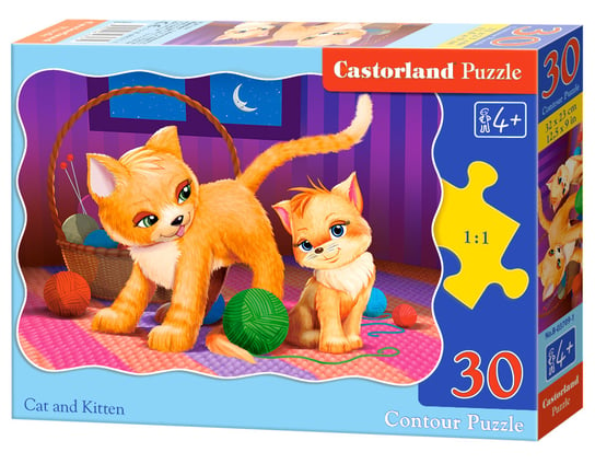 Castorland, puzzle, Koty, 30 el. Castorland