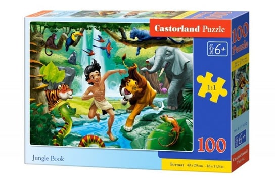 Castorland, puzzle, Księga Jungli, 100 el. Castorland