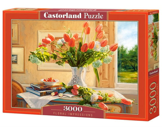 Castorland, puzzle, Kwiatowe impresje, 3000 el. Castorland