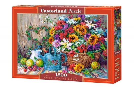 Castorland, puzzle, Kwiaty z ogrodu, 1500 el. Castorland