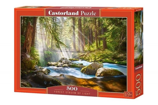 Castorland, puzzle, Leśny strumień światła, 500 el. Castorland