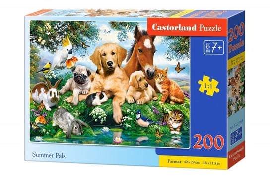 Castorland, puzzle, Letni kumple, 200 el. Castorland