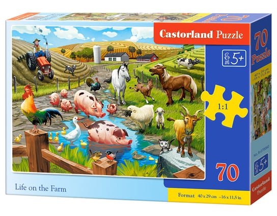 Castorland, puzzle, Life on the Farm, 70 el. Castorland