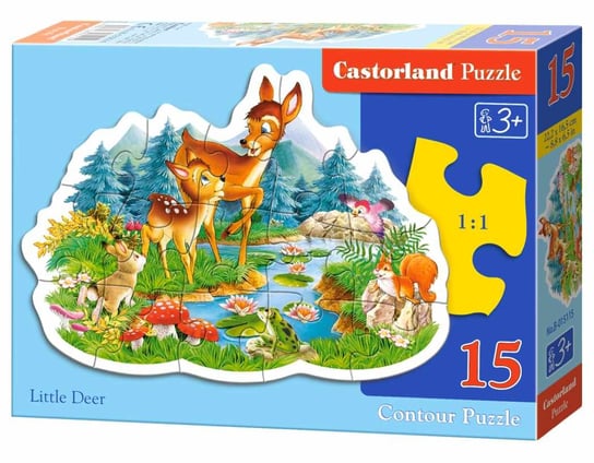 Castorland, puzzle, Little Deer, 15 el. Castorland