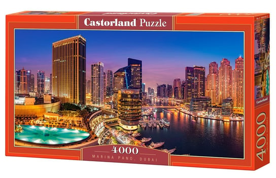 Castorland, puzzle, Marina Pano Dubai, 4000 el. Castorland