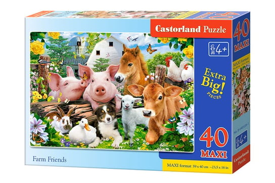 Castorland, puzzle, Maxi Farma Zwierzęta Wieś, 40 el. Castorland