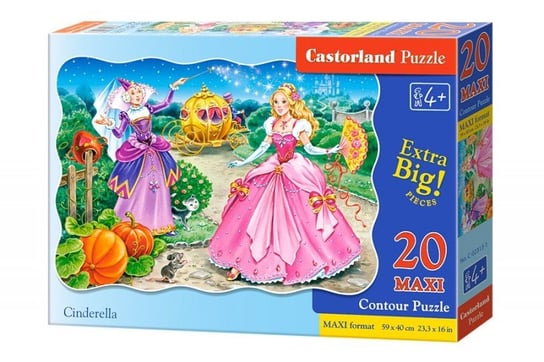 Castorland, puzzle, maxi Kopciuszek, 20 el. Castorland