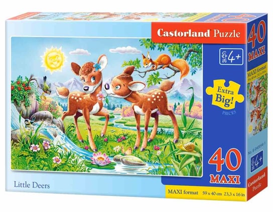 Castorland, puzzle, maxi, Little Deers, 40 el. Castorland