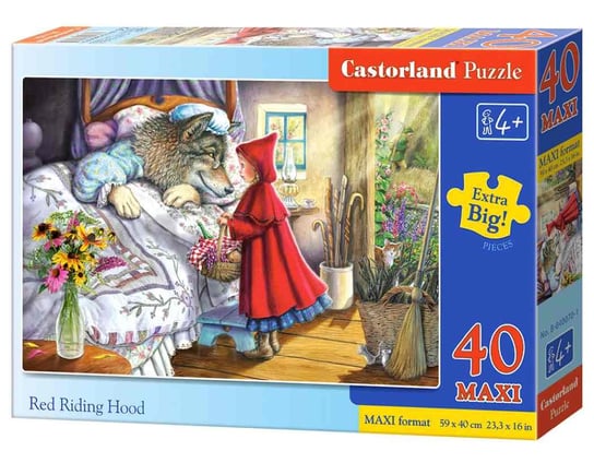 Castorland, puzzle, maxi, Red Riding Hood, 40 el. Castorland