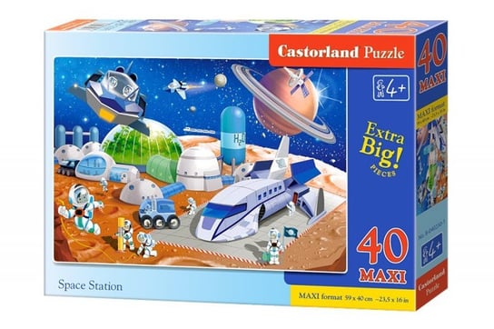 Castorland, puzzle, Maxi, Stacja kosmiczna, 40 el. Castorland