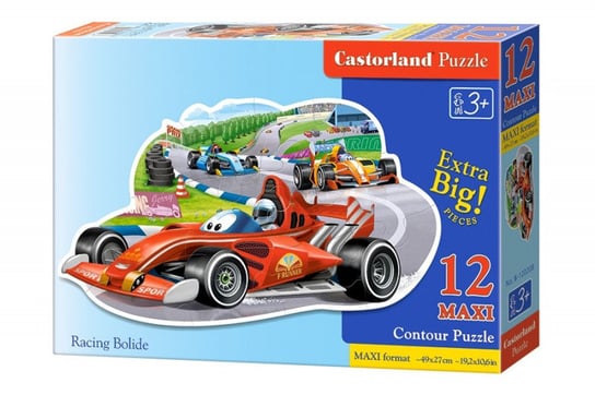 Castorland, puzzle, maxi Wyścigowy bolid, 12 el. Castorland