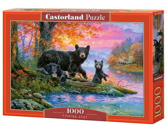 Castorland, puzzle, miejsce połowu, 1000 el. Castorland