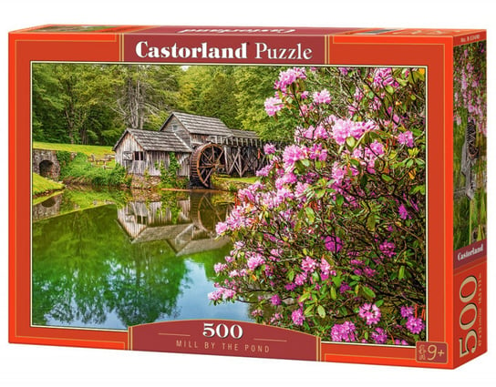 Castorland, puzzle, Młyn nad stawem, 500 el. Castorland