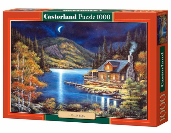 Castorland, puzzle, Moonlit Cabin, 1000 el. Castorland