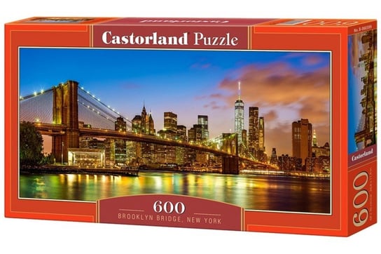 Castorland, puzzle, Most Brookliński Nowy Jork, 600 el. Castorland