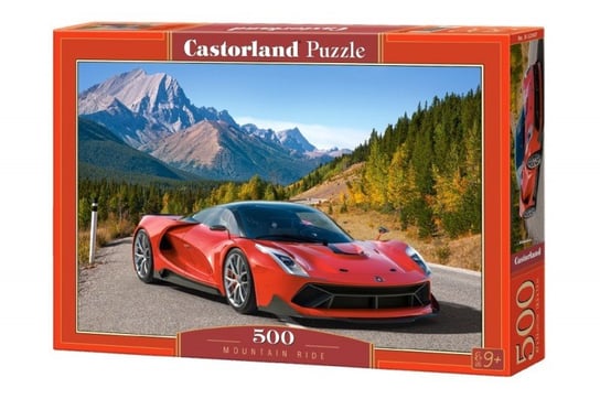 Castorland, puzzle, Mountain Ride, samochód góry, 500 el. Castorland