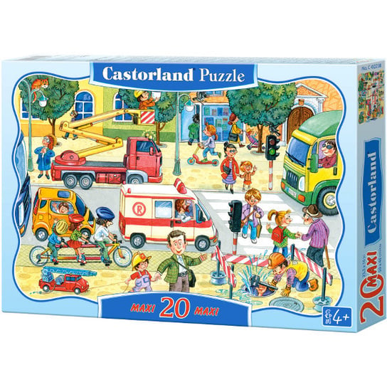 Castorland, puzzle, Na ulicy, 20 el. Castorland