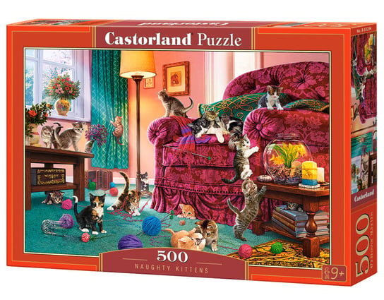 Castorland, puzzle, Naughty Kittens, 500 el. Castorland