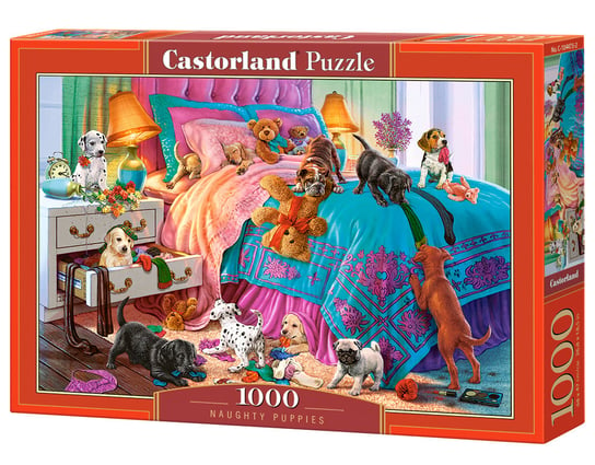 Castorland, puzzle, Naughty Puppies, 1000 el. Castorland