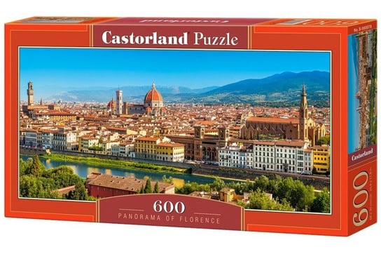 Castorland, puzzle, Panorama Florencji, 600 el. Castorland