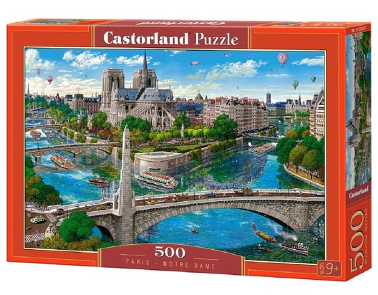 Castorland, puzzle, Paris Notre Dame, 500 el. Castorland