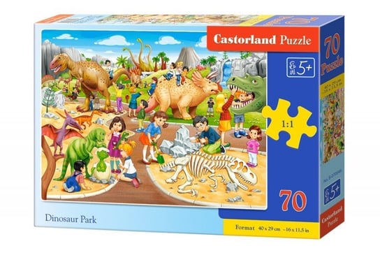 Castorland, puzzle, Park dinozaurów, 70 el. Castorland
