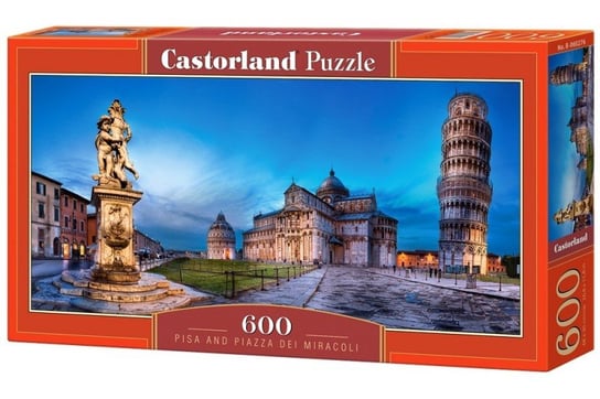 Castorland, puzzle, Pisa i Piazza dei Miracoli, 600 el. Castorland