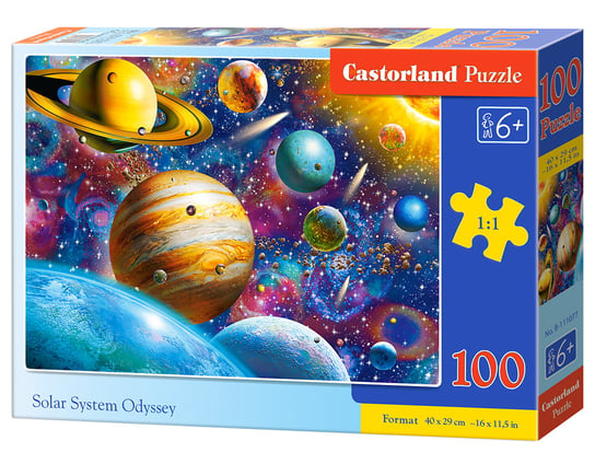 Castorland, puzzle, Premium Solar System Odyssey, 100 el. Castorland