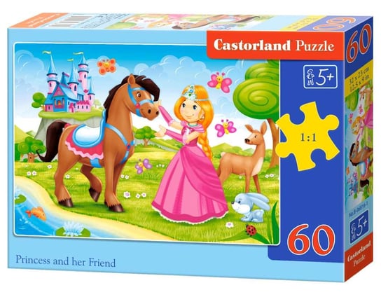 Castorland, puzzle, Princess and Her Friend, 60 el. Castorland