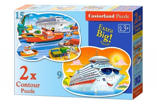 Castorland, puzzle, Przygody na morzu, 24 el. Castorland