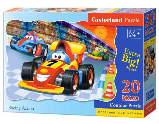 Castorland, puzzle, Racing Action, 20 el. Castorland