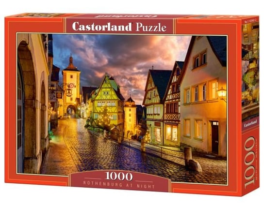 Castorland, puzzle, Rothenburg At Night, 1000 el. Castorland