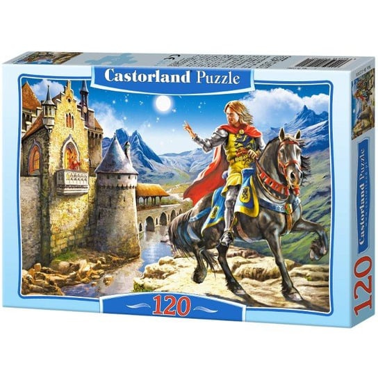 Castorland, puzzle, Rycerz i królewna, 120 el. Castorland