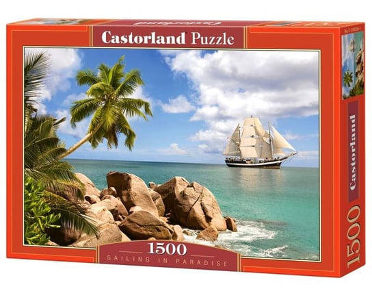 Castorland, puzzle, Sailing in Paradise, 1500 el. Castorland