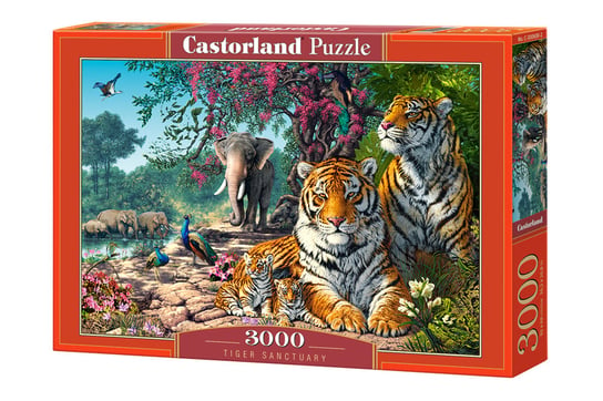 Castorland, puzzle, Sanktuarium Tygrysów, 3000 el. Castorland