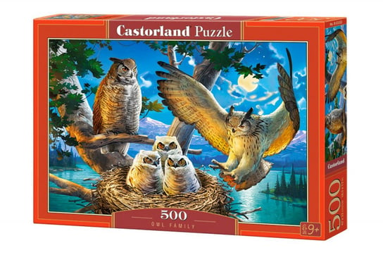 Castorland, puzzle, Sowia rodzina, 500 el. Castorland