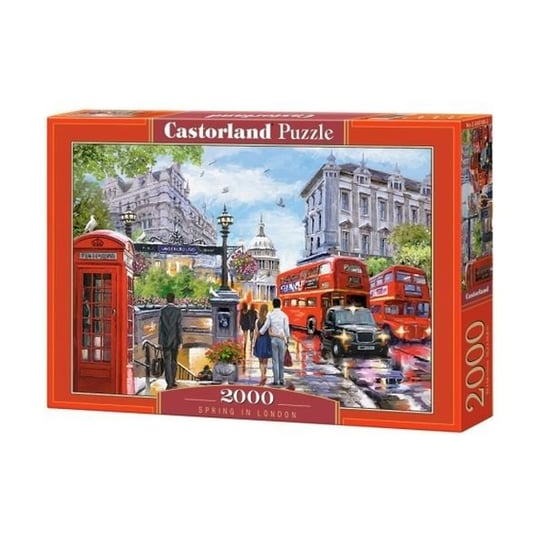 Castorland, puzzle, Spring in London, 2000 el. Castorland